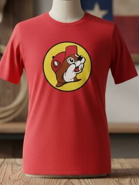 Buc-ee's Classic Red Logo Shirt